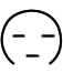 expressionless